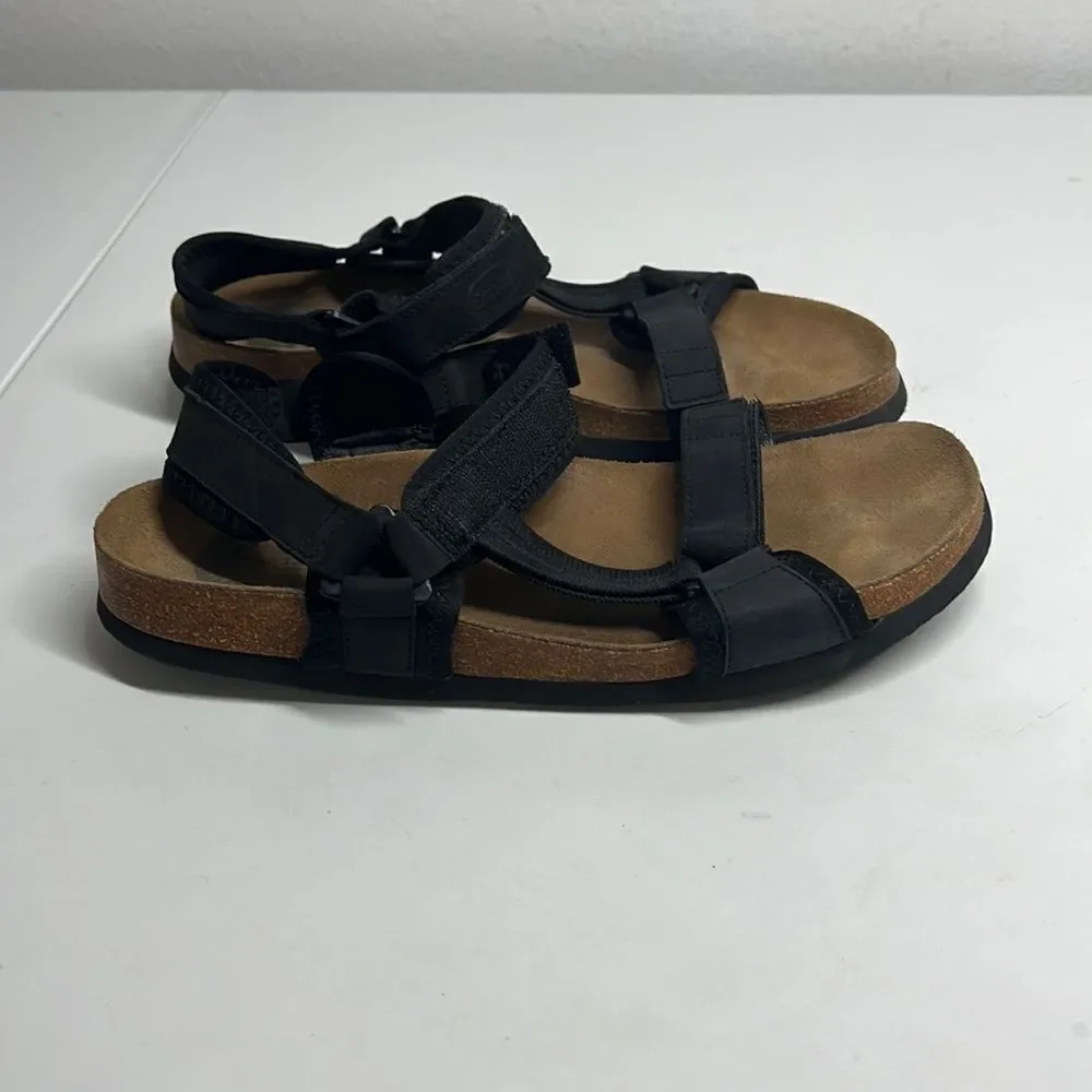 Scholl Heaven Adapta Track Sandals Size 44EU/ 11M Black